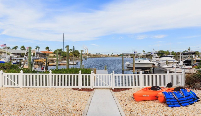 New! Waterfront home with FREE private heated pool