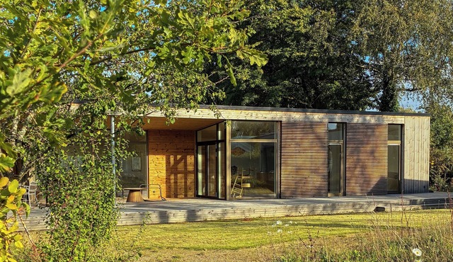 New wooden house near Hornbæk beach