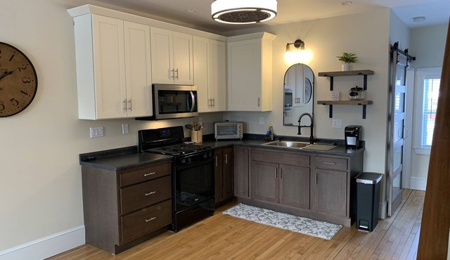 Newer 1 bedroom 1 bath furnished apartment in quiet Maine town