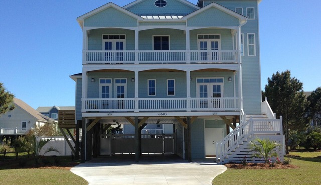Newer Ocean View home w/Pool.Walk to Ocean and Intercoastal