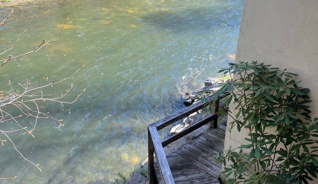 Newfound Lodge on the river
