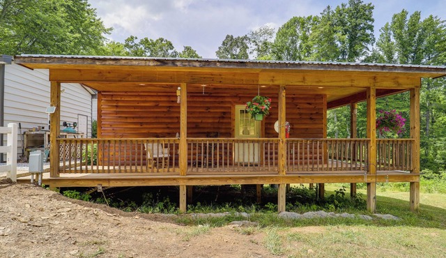Newland Cabin with Porch: Walk to Linville Falls!
