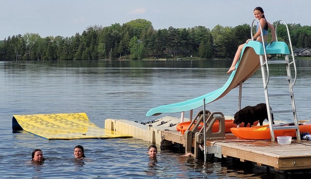 Newly built, 6 bedroom, waterfront house with pool and hot tub.