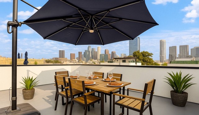 Newly built and stylishly furnished DTLA retreat