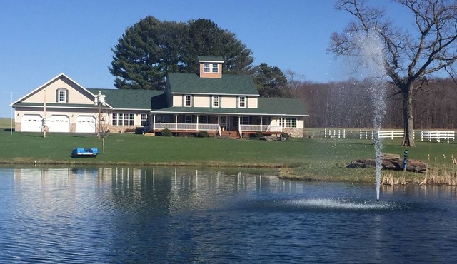 Newly built craftsman suite on a 300 acre farm