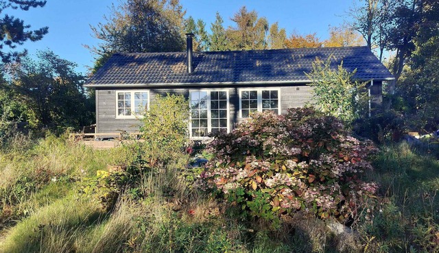 Newly built holiday home with a fjord view