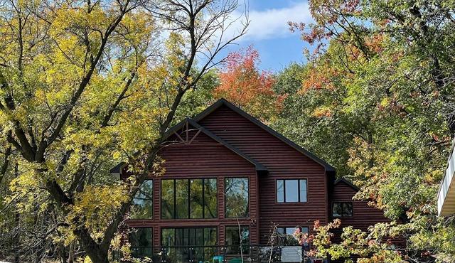 Newly built lake home on Big Birch Lake