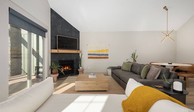 newly constructed 3 bedroom, vaulted ceilings, private deck with views