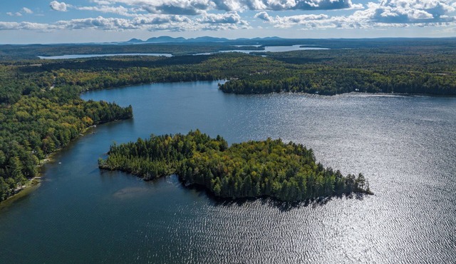 Newly constructed cabin on your own secluded 8-acre island.