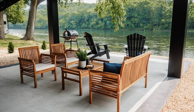 Newly constructed river front loft located only feet away from the banks of the White River