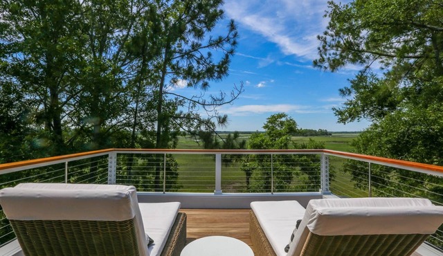 Newly Constructed, Custom Built Home w/Mesmerizing Marsh Views, 2 Master Suites & Outdoor Spaces