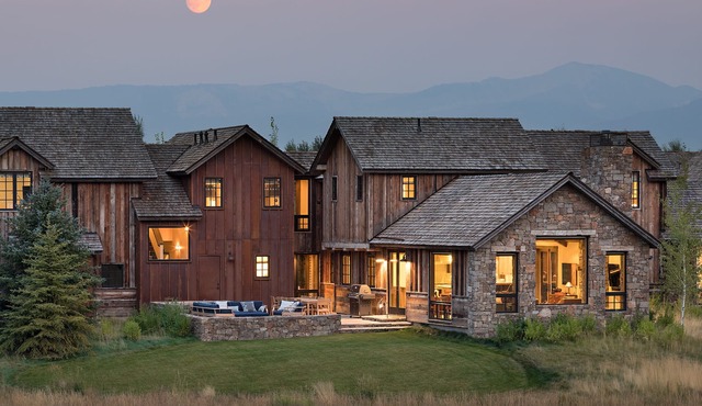 Newly-constructed luxury home with expansive views of JHMR