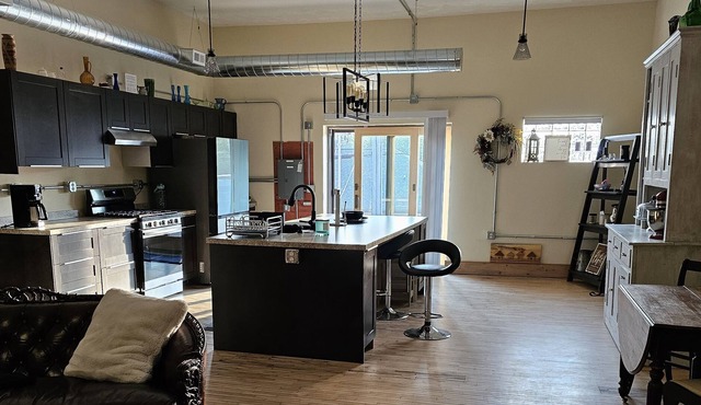 Newly finished 1 bedroom loft apartment located in downtown Waupaca.