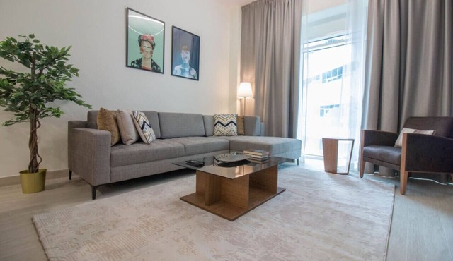 Newly Furnished 1BR | 10mins drive to DXB Airport