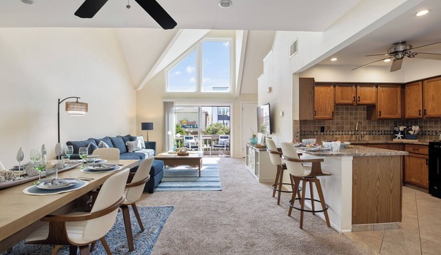Newly Furnished Sun Drenched Duplex Private Deck Steps to the Beach & Boardwalk!