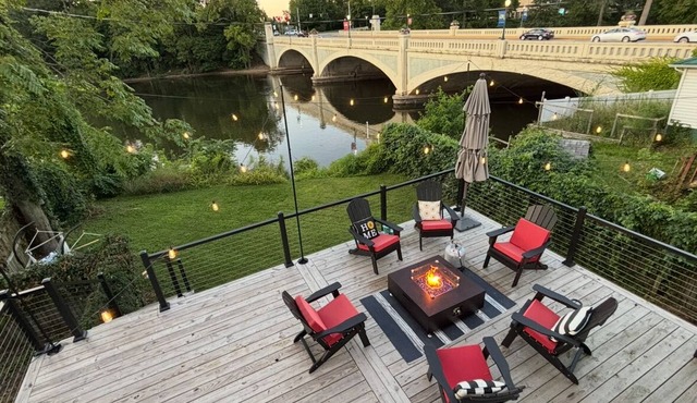 Newly remodeled 3 bedroom, 1.5 bath home on the river in downtown Elkhart.