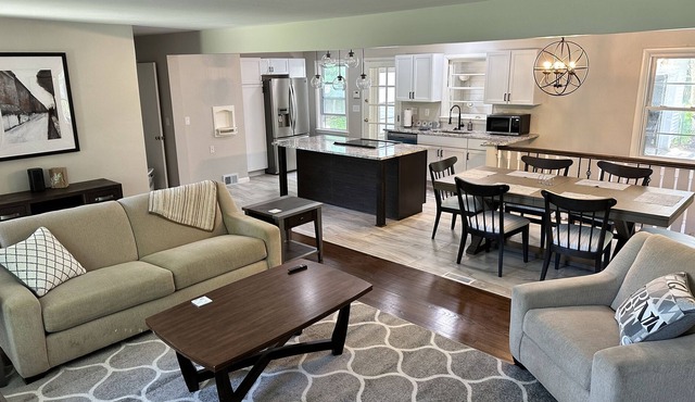 Newly Remodeled! 4 bedroom private home.