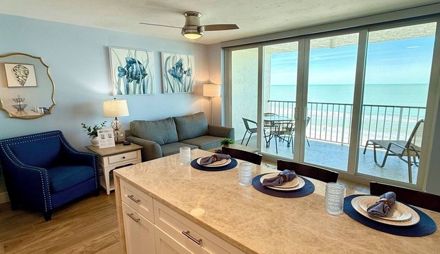 🏝️ Newly Remodeled Beachfront 7th Floor Apollo Condo with GREAT OCEAN VIEW!