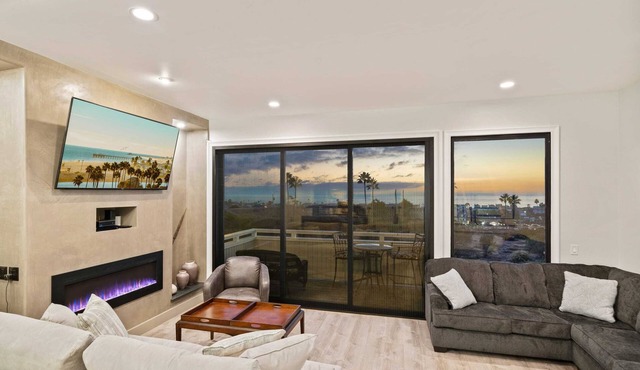 Newly remodeled home with breathtaking ocean view.