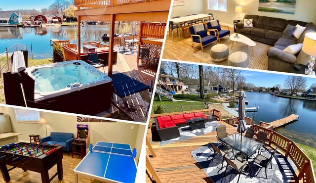 Newly remodeled LAKE HOUSE with HOT TUB, Game Room, Large DECK on PAW PAW LAKE