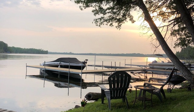 Newly remodeled lakeside cabin at Balsam Bay Resort on Big Sand Lake.