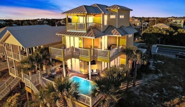 Newly Renovated - PCB Gulf Front Home - Private Pool - Sensational Views