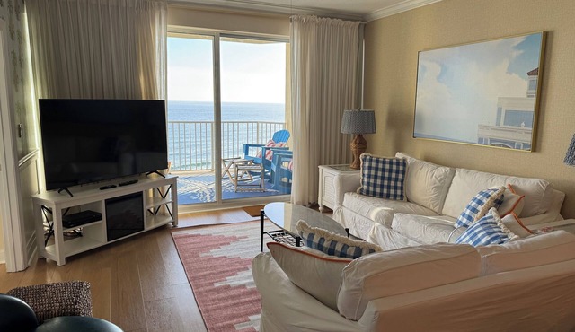 Newly renovated, Palm Beach inspired family retreat at Boardwalk Beach Resort.