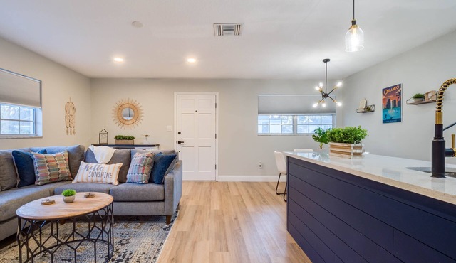 Newly renovated 2 Bed, 2bath home with private fenced in backyard.