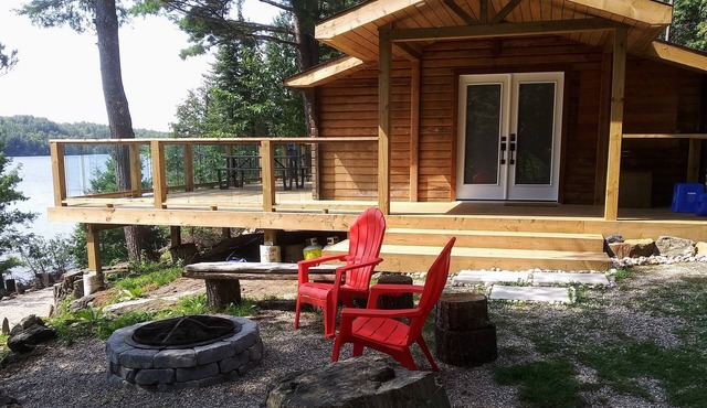 Newly renovated 2-bedroom waterfront cabin in Maberly is waiting for you.