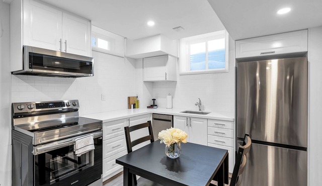 Newly Renovated 2BR Basement Suite | Private Entry