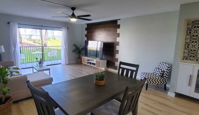 Newly renovated. Across from the beach apartment