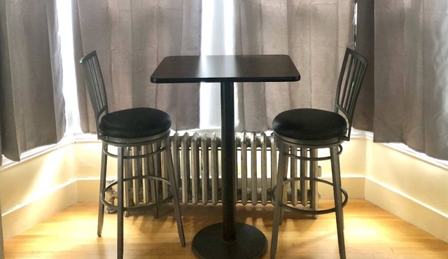 Newly renovated “barn” unit in excellent location.