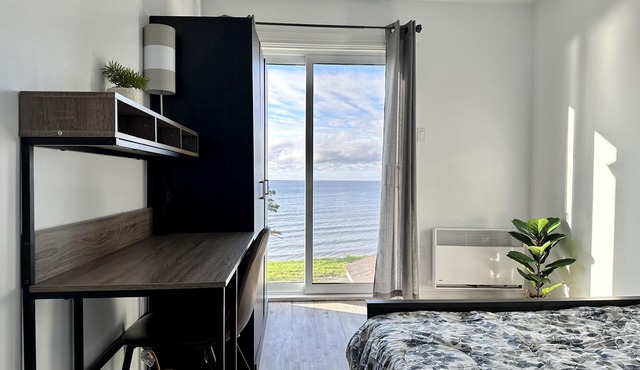 Newly Renovated Beach Home Steps Away from the Sea with 3 Bedrooms, queen beds.