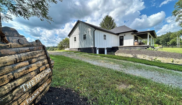 Newly renovated farmhouse on a peaceful and private 125 acres in Owen county