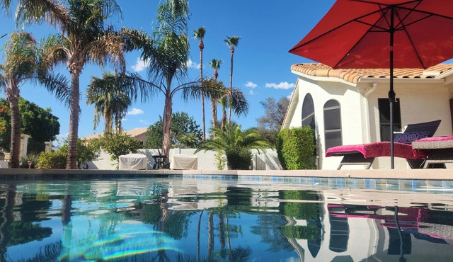 Newly Renovated Home on Fairway with Pool & Putting Green. Trendy Area.
