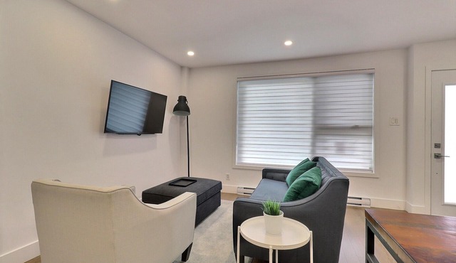 Newly renovated luminous open plan condo，near downtown,metro station