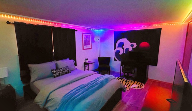 Newly renovated luxurious apartment unit with beautiful art, decor and life