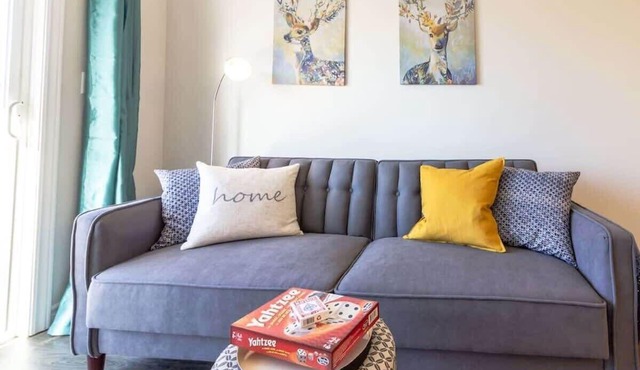 Newly Renovated Modern Condo Near Hospital, UNB Patio & Parking Coffee