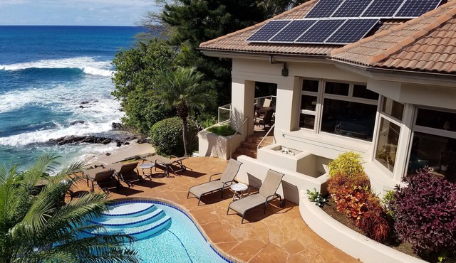 Newly Renovated Stunning Beachfront 5 Bed, 6.5 Bath Estate with Pool, Spa & AC