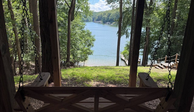 Newly renovated! Waterfront home with private beach and boat access.