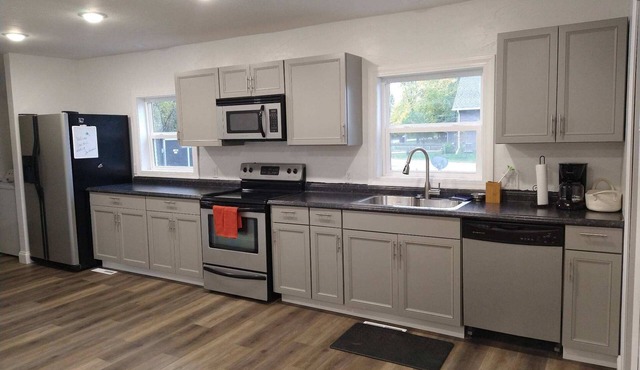 Newly updated home across from the water, where you can relax enjoy the sunsets.
