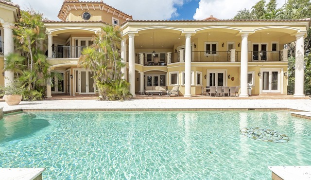 NEWLY UPDATED Luxurious Gated Private Waterfront Estate 7000 SF Quiet Tranquil