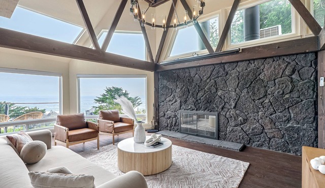 Newly Updated w breathtaking ocean view in Moss beach Close to San Francisco