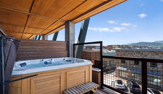 Newpark 402 | Private Hot Tub | Kitchenette | Olympic Park & Mountain Views | Balcony | Top Floor
