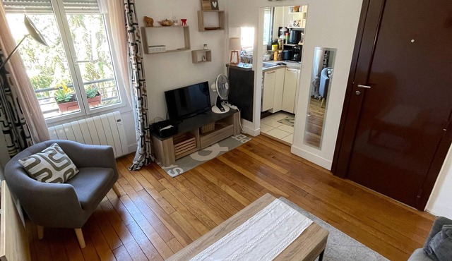 Nice 2 rooms, cosy, quiet - Near forest - Near Paris !