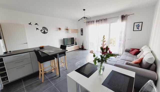 Nice and peaceful 55m² close to the city centre