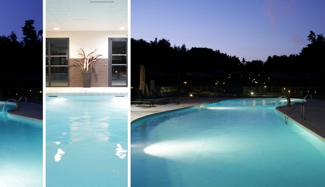 Nice apartment in villa with pool, WIFI, TV, terrace, pets allowed, panoramic view and parking