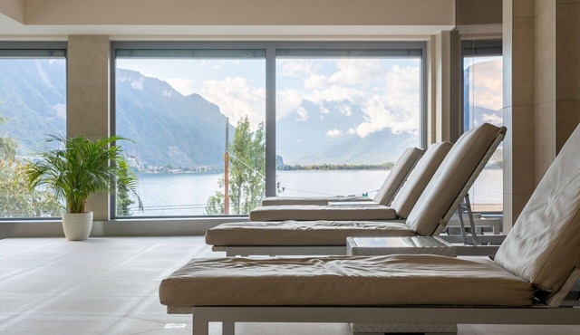 Nice apartment for 4 guests with hot tub, WIFI, pool, TV, balcony and panoramic view