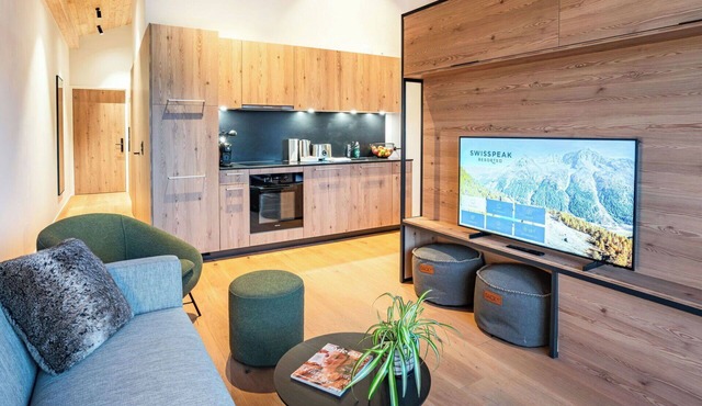 Nice apartment for 6 guests with WIFI, TV, balcony and pets allowed in Les Collons