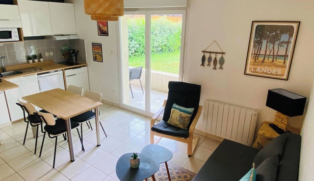 Nice app. T2 4/5 pers 3 lits - av terrasse- piscine -proche océan -8Km d'HOSSEGOR